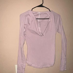 Free people long sleeve tops med